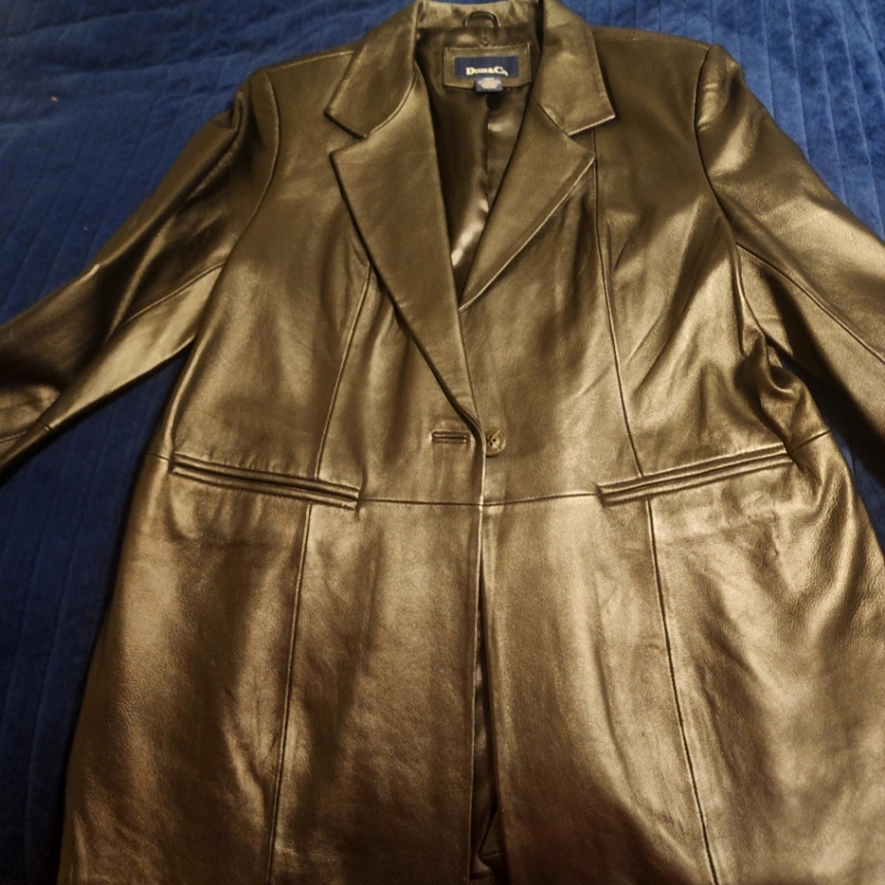 Women's new leather jacket
